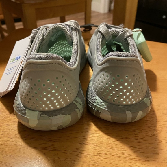 CROCS Shoes | Literide Gray Camo Womans Crocs | Poshmark